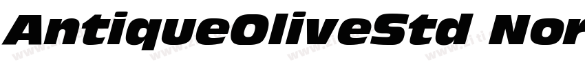 AntiqueOliveStd Nord字体转换
